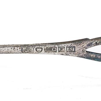 Bestick, 14 st, silver, Finland, bl a Hopeavalmiste, Helsingfors 1959.