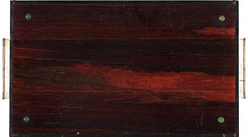 SERVERINGSBRICKA, "Egyptiska kvinnor", A Magnusson, Mjölby Intarsia, 1930-tal.