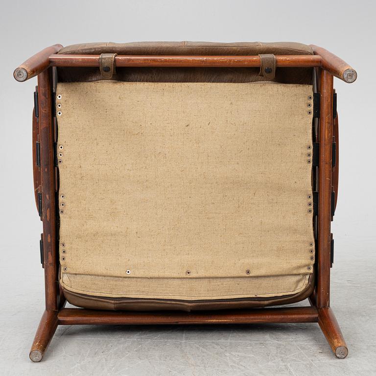 Ingemar Thillmark, armchairs, 2 pcs, "Läckö high" and "Läckö low", OPE, second half of the 20th century.
