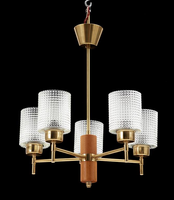 TAKLAMPA, sannolikt Hans-Agne Jakobsson, 1970-tal. Totalhöjd ca 58 cm.
