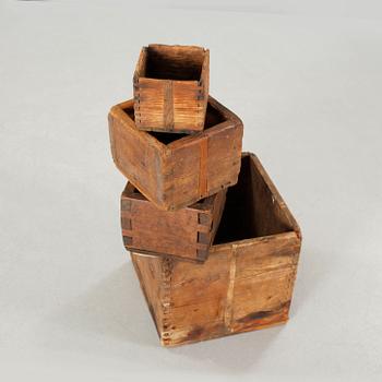 Four wooden measurements, second half of the 19th century.