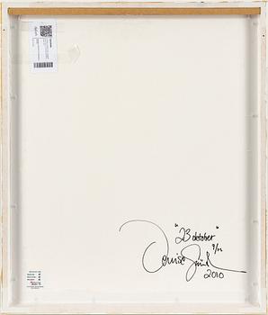 DENISE GRÜNSTEIN, fotografi signerad och numrerad 9/75 a tergo.