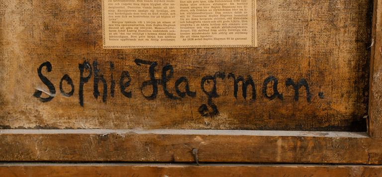 OKÄND KONSTNÄR, olja på duk, 1800-tal.