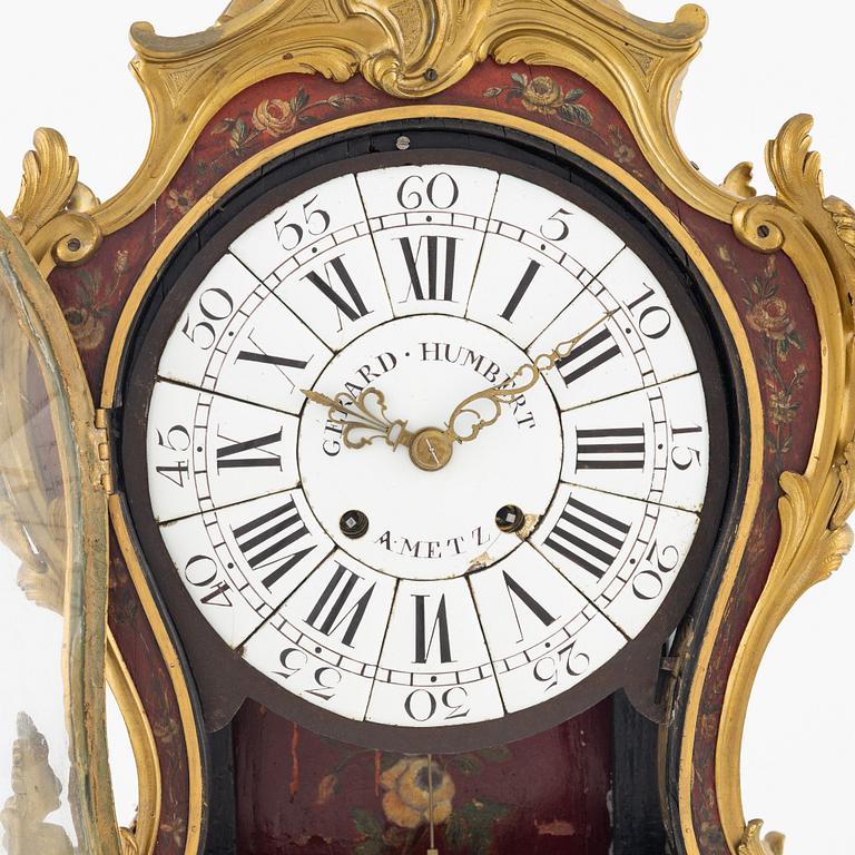 A rococo-style bracket clock, late 19th Century.