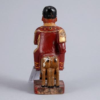 FIGURIN, trä, Kina 1800-tal.