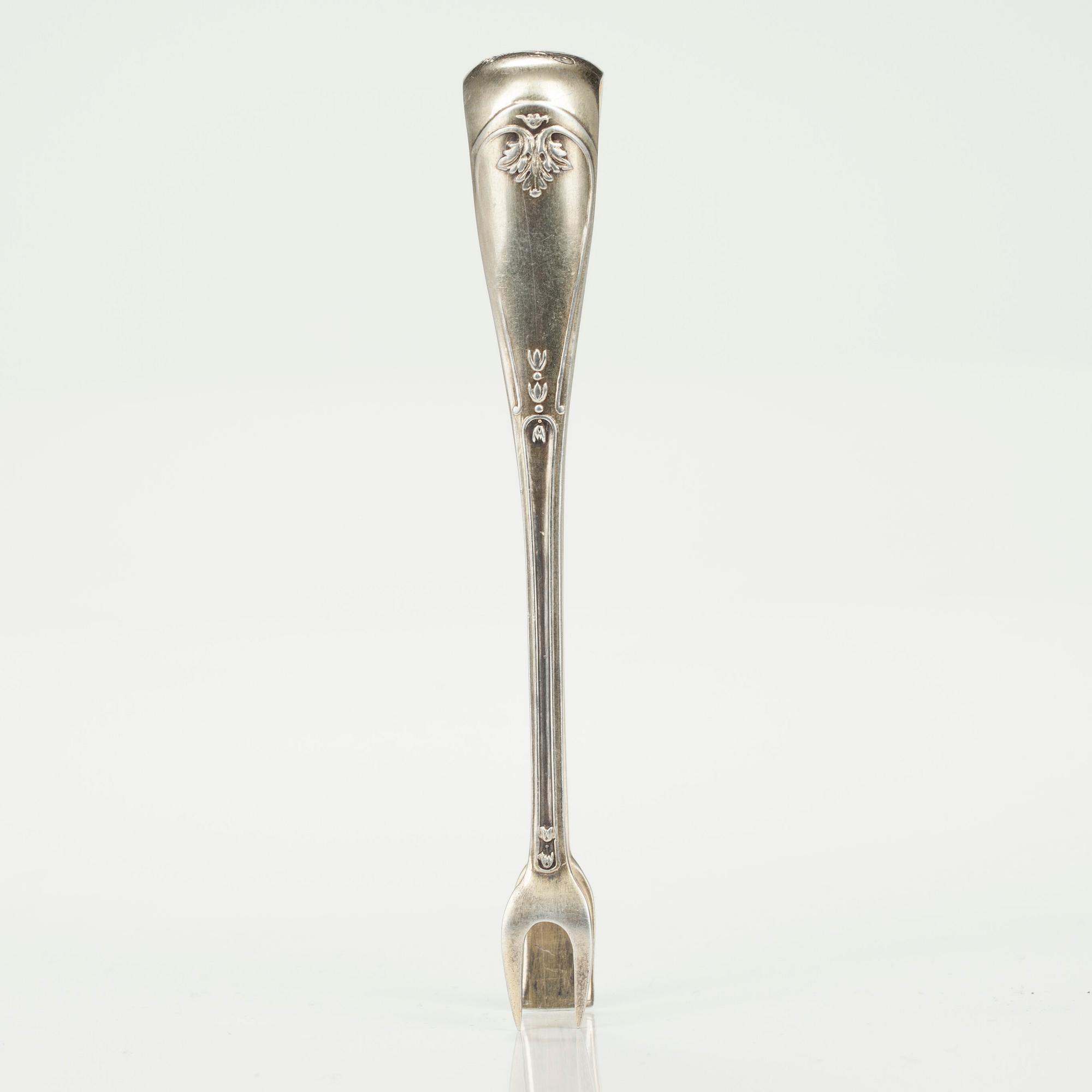 CITRUSTÅNG, 84 förgyllt silver. Fabergé Moskva 1907-17. Vikt 21,2 g.