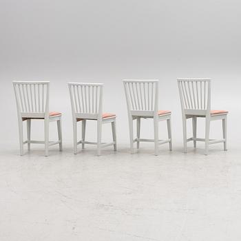 Four chairs, 19th century.