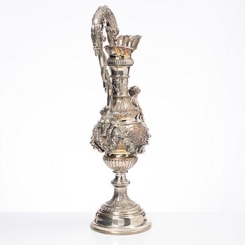 Lale Silverware & Co Ltd, a large sterling silver jug, Istanbul, Turkey 20th century.