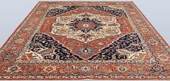 A Zigler, Heris Design carpet, 297 x 247 cm.