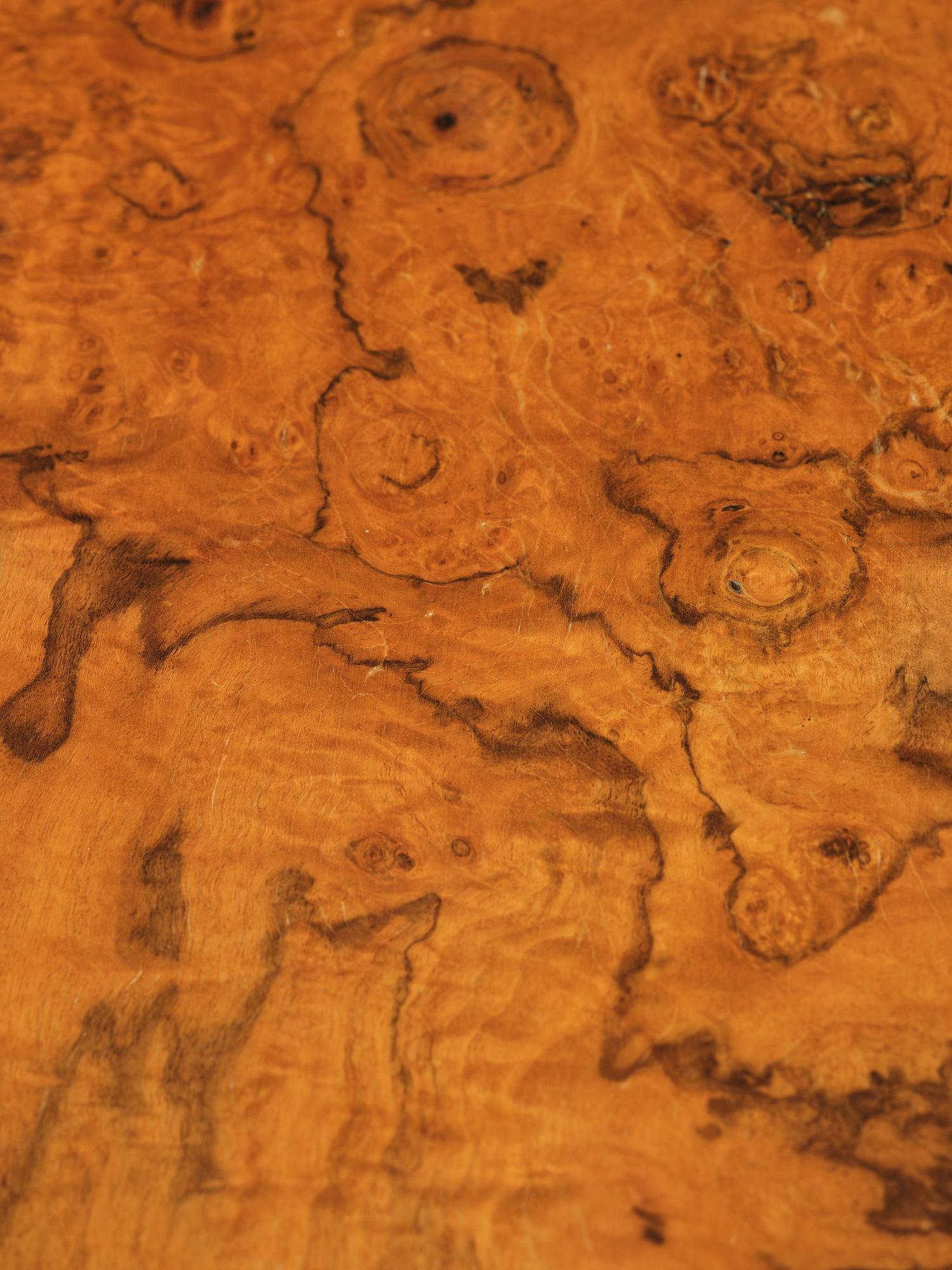Josef Frank, a walnut veneered table model 1028, Firma Svenskt Tenn, pre 1985.
