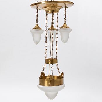 Ceiling lamp, Art Nouveau, early 20th century.