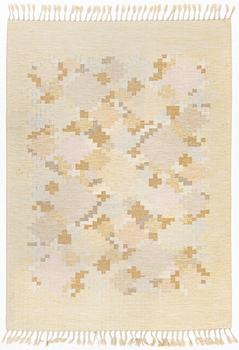 Ingegerd Silow, a flat weave rug, signed IS, c. 235 x 168 cm.