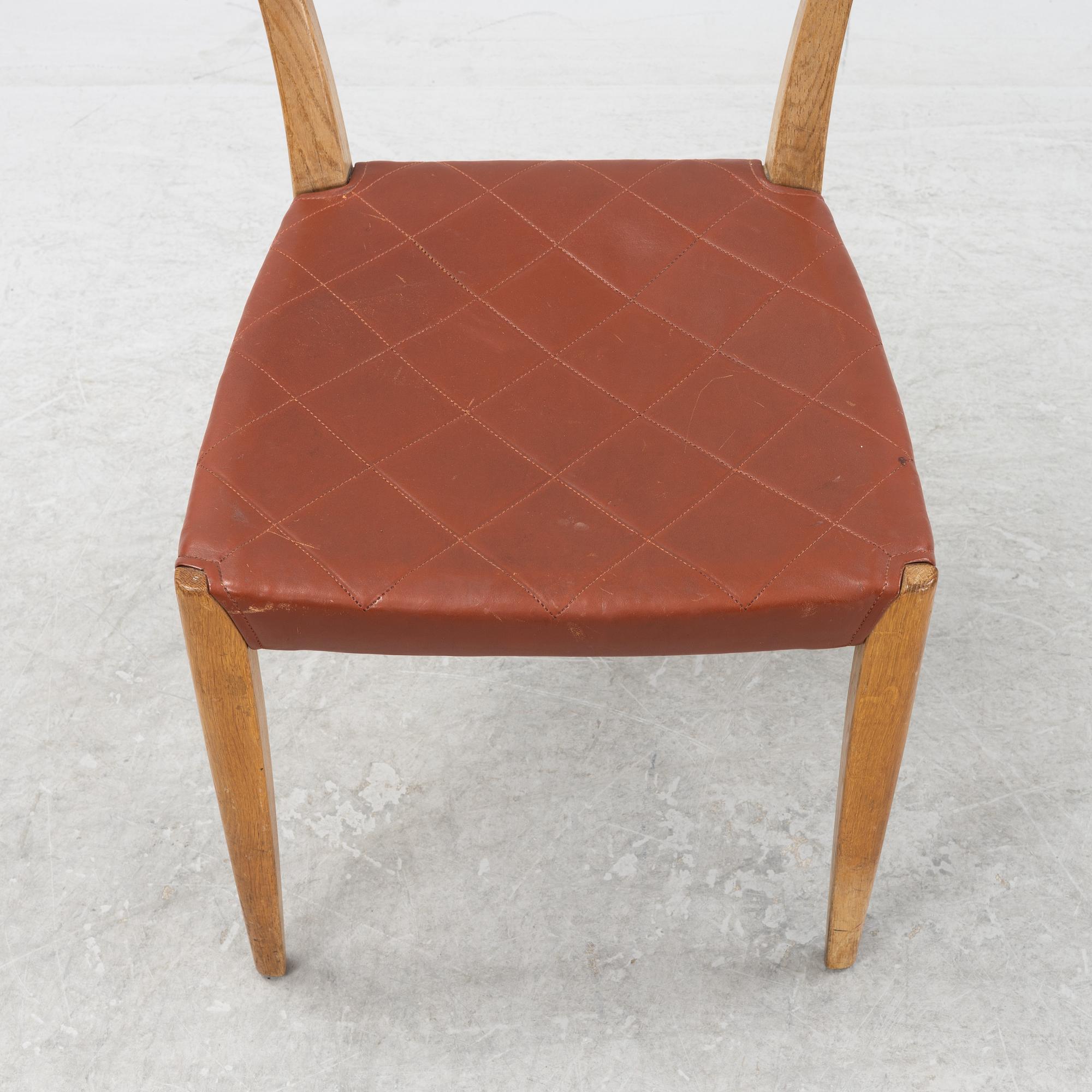 Axel Larsson, a Swedish Modern oak chair, Svenska Möbelfabrikerna Bodafors, 1930's/40's.