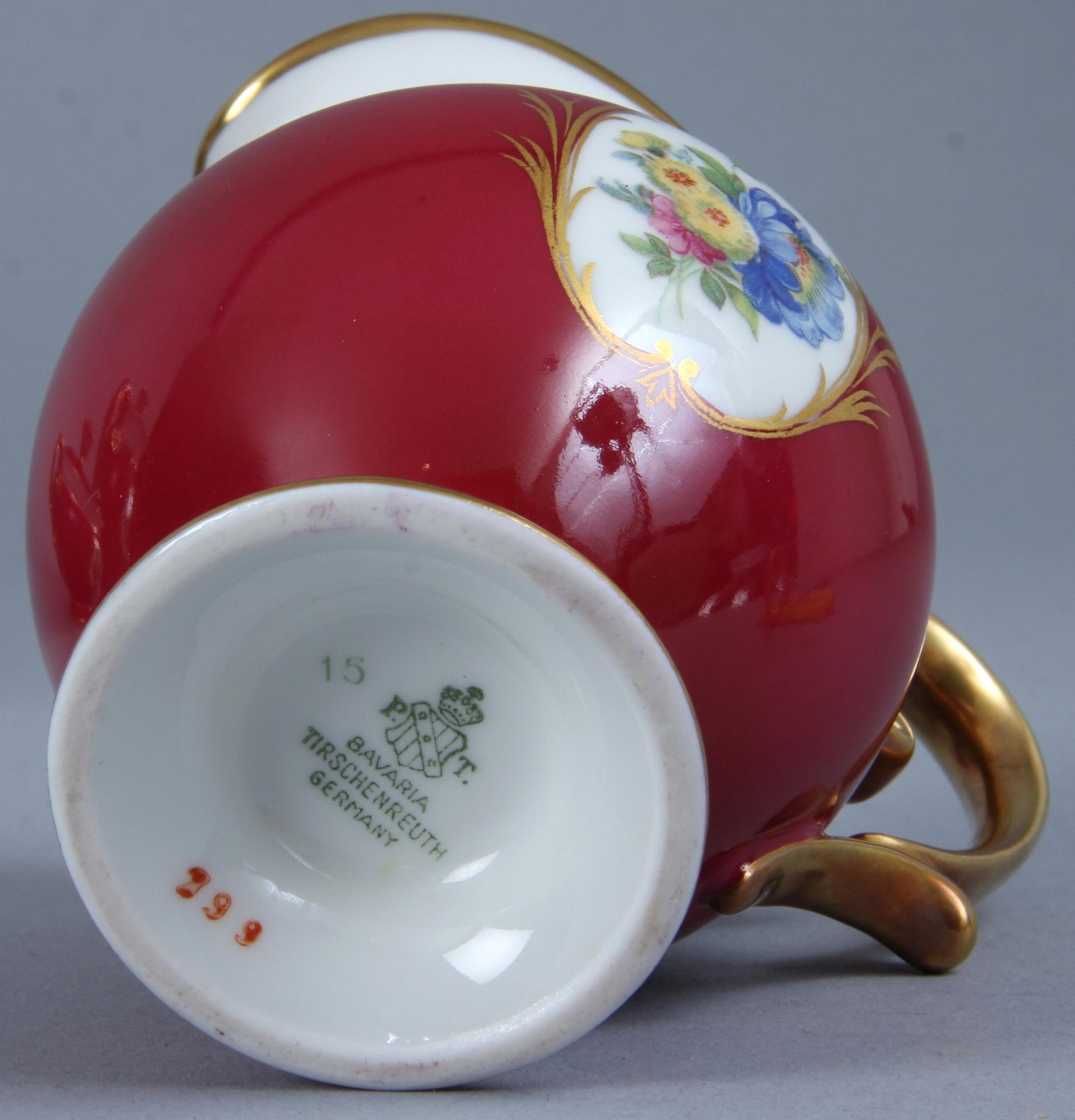 KAFFESERVIS, 26 delar, Bavaria, 1900-talets mitt.