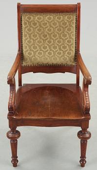 KARMSTOL, nyrenässans, 1800-talets slut.