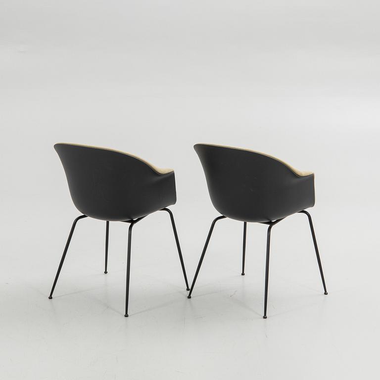 GamFratesi, Chairs, a pair, "Bat Chair", Gubi, Denmark.