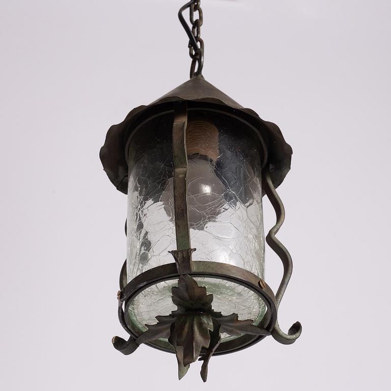 A ceiling lantern, 1920s.