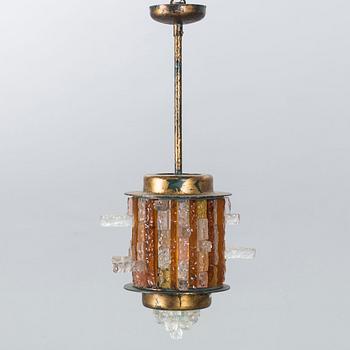 A MID 20TH CENTURY CEILING LAMP,
