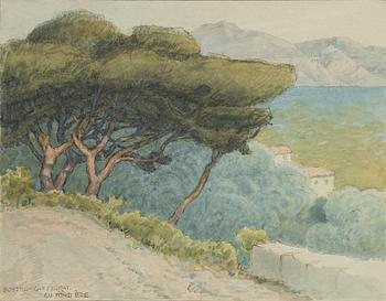 Ferdinand Boberg, "Cap Ferrat Au Fond Èze".