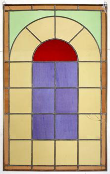 FÖNSTER, 2 st, blyinfattad glas.