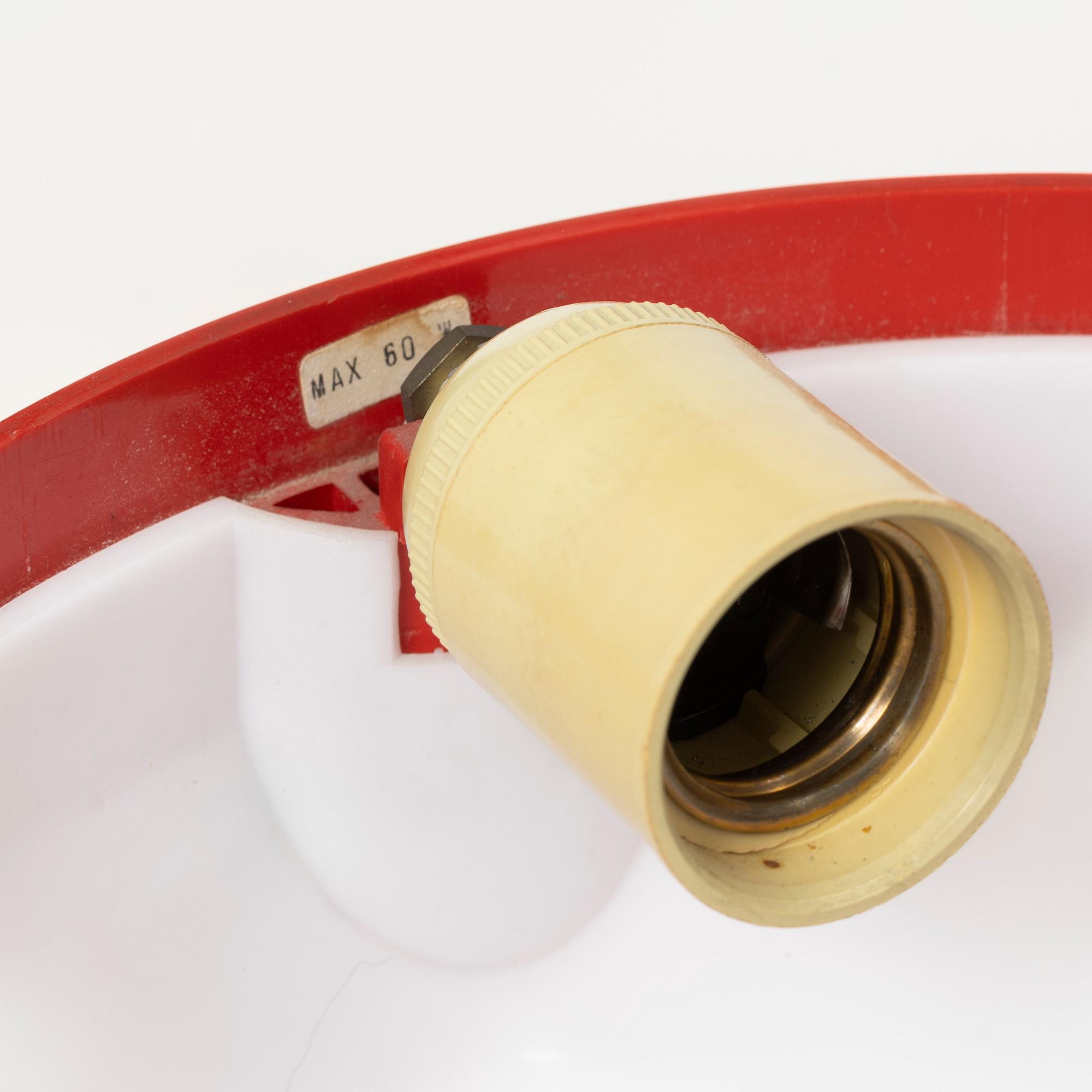 Joe Colombo, a KD 27 'Sinjet' table lamp, husqvarna, Sweden, 1960's/70's.