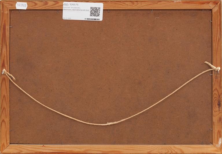 GUSTAF RYDBERG, tillskriven, oljemålning på duk.