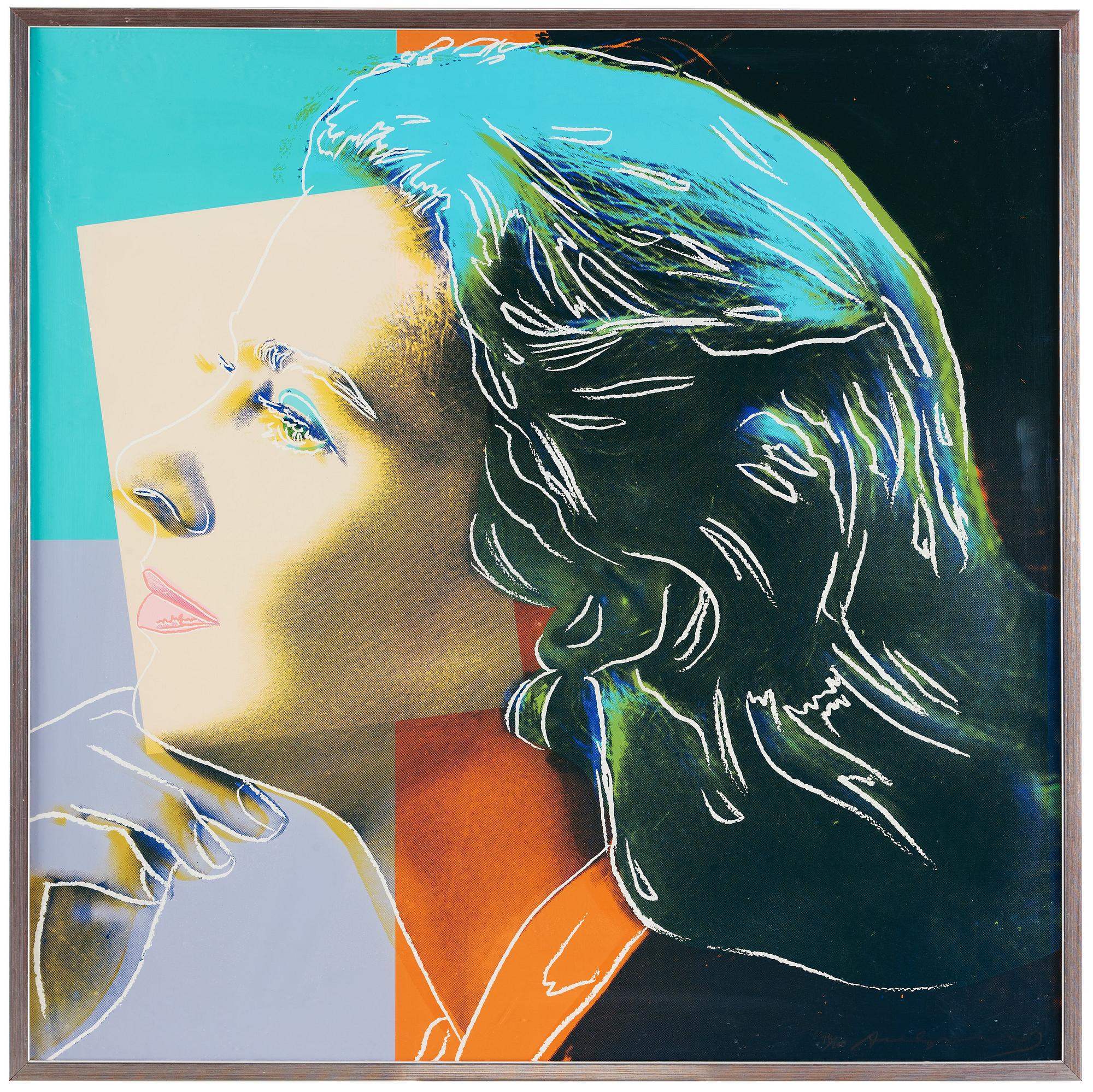 Andy Warhol, "Three portraits of Ingrid Bergman by Andy Warhol".