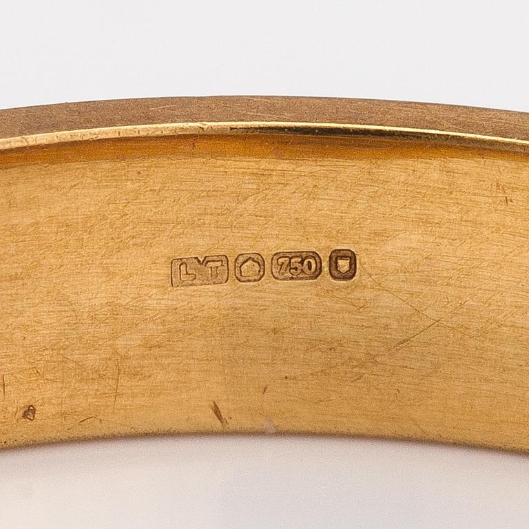 Gucci, An 18K gold ring "Icon". Marked Gucci, Made in Italy, 13.