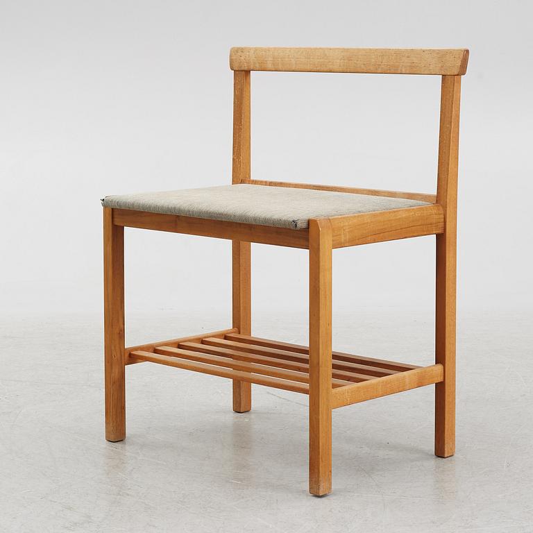 Carl Malmsten, a chair/luggage stand, 'Kanton'.