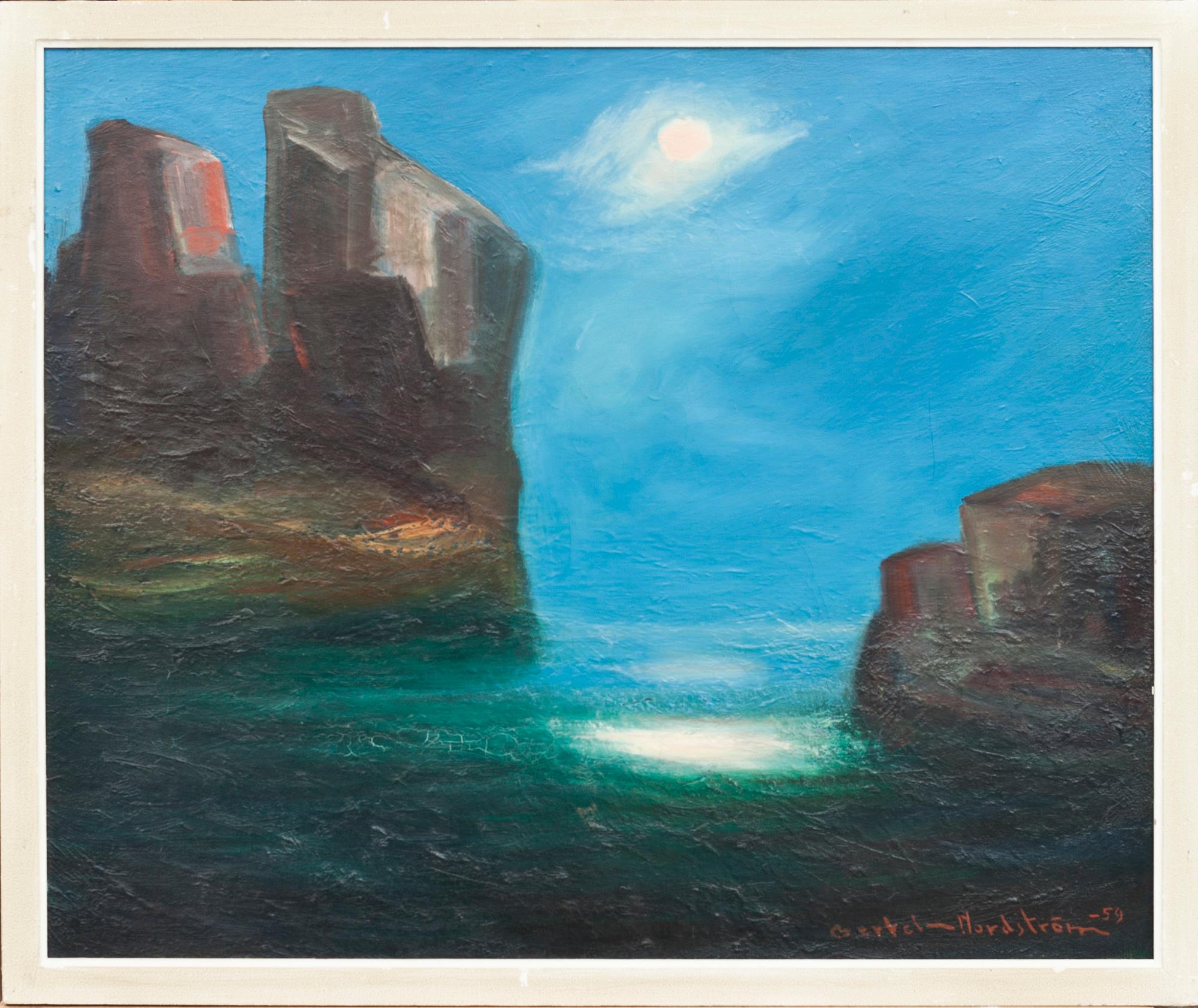 BERTEL BERTEL-NORDSTRÖM, olja på duk, signerad och daterad- 59.