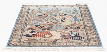 Matta, orientalisk, figural, ca 168 x 108 cm.
