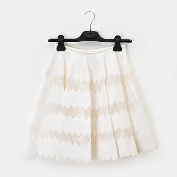 Alaïa, a viscose/silk skirt, size 36.