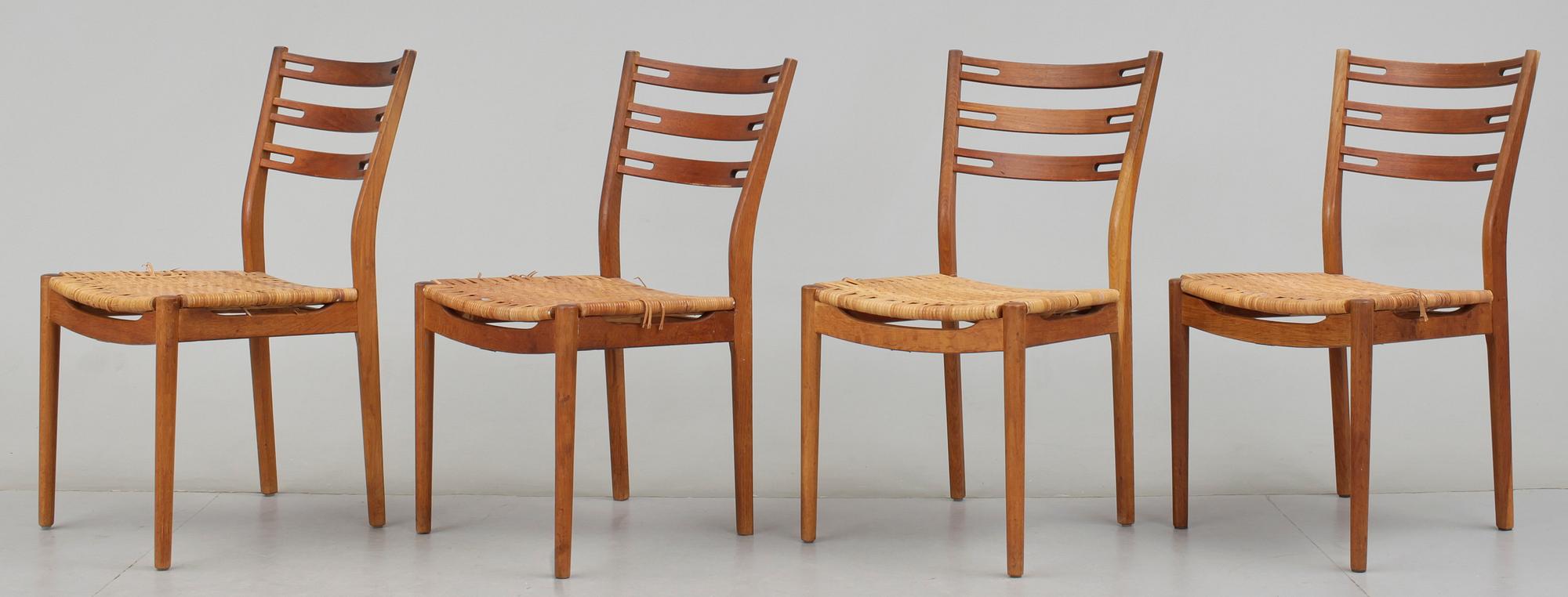 STOLAR, 4 st, Sibast Furniture, Danmark, 1900-talets mitt.