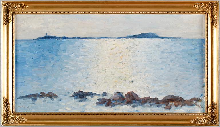 MÄRTHA TYNELL, olja på duk, signerad.