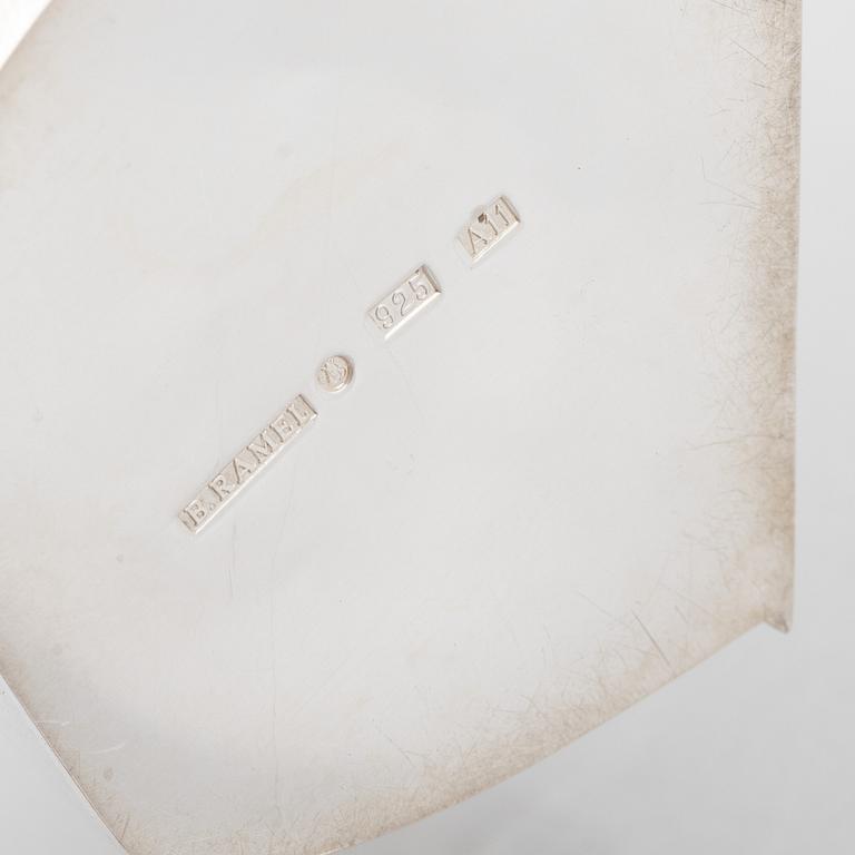 Benita Ramel, a sterling silver vase, Stockholm, 1999.