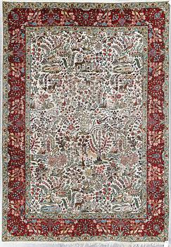 MATTA, semiantik Sarouk sannolikt, ca 293x194 cm.