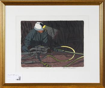 LARS NORRMAN, 3 st, litografier, sign o numr.