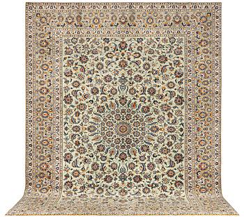 Carpet, Keshan, 403 x 303 cm.