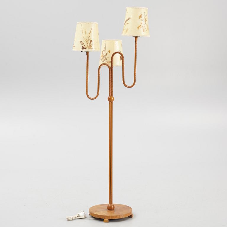 A Swedish Modern floor lamp, 1940's.