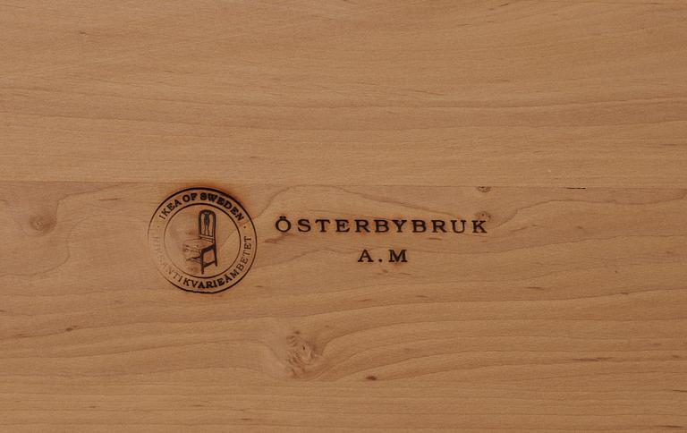 SKRIVBORD, rokokostil, "Österbybruk", ur Ikeas 1700-talsserie, 1900-talets slut.