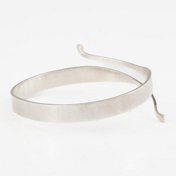 Ove Bohlin, armring, silver, Stockholm, 1964.