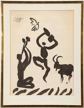 Pablo Picasso, efter, "La Danse du Berger/"Faune et le bouc".