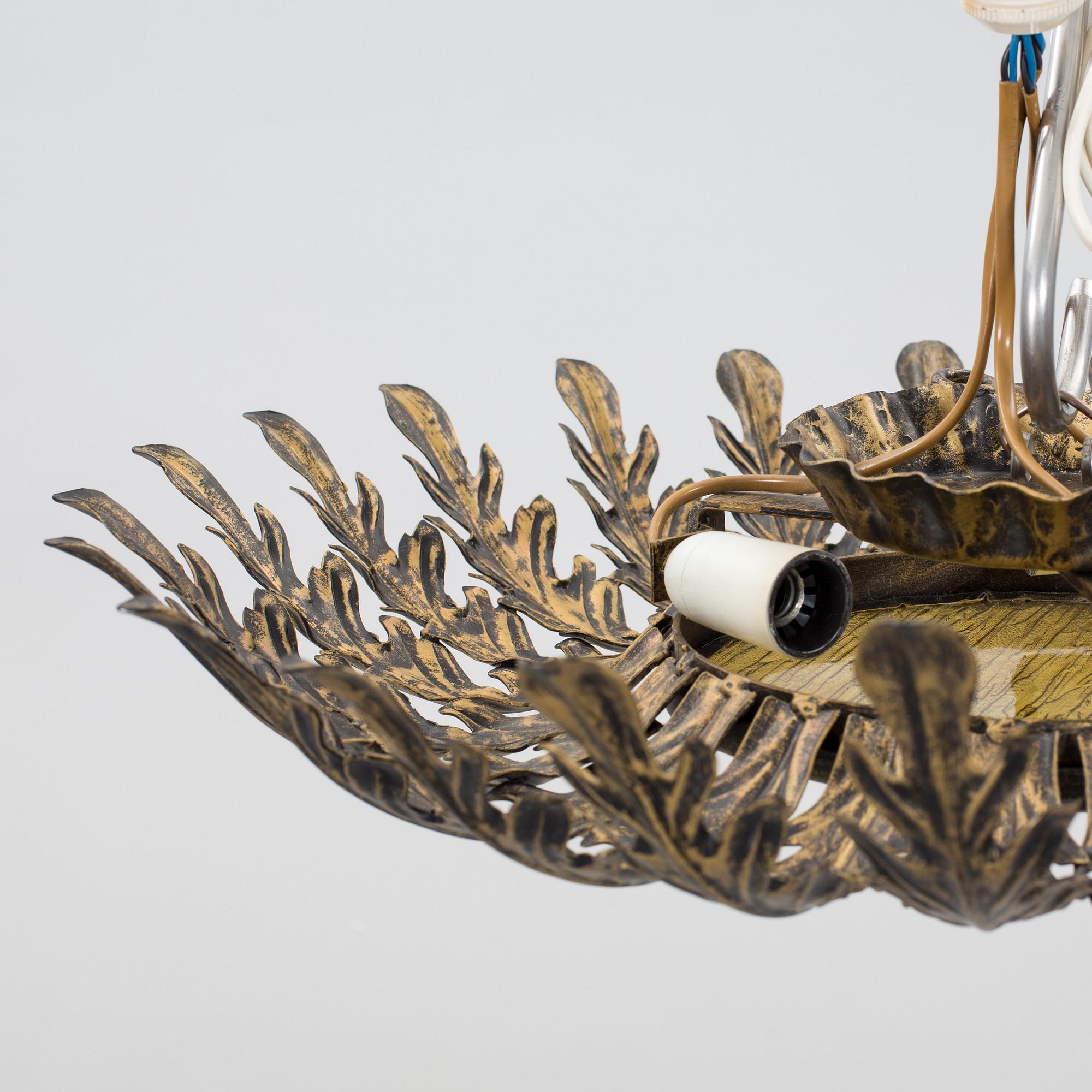 VÄGGLAMPA/PLAFOND 1900-talets senare del.