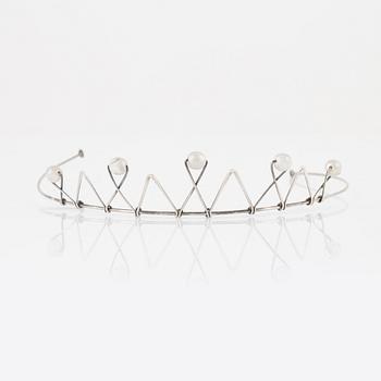 A Michelsen, tiara, silver, Stockholm 1960.