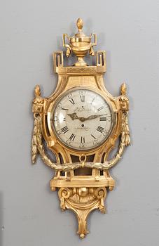 VÄGGPENDYL, gustaviansk, Petter Lundmark, Stockholm, 1700-tal.