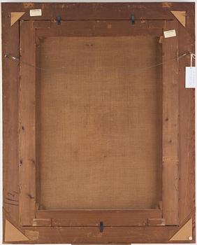 Johan Laurentz Jensen, Stilleben med stockrosor, prästkragar, blåklint, vallmo, kornax, rönnbär och en fruktkorg.