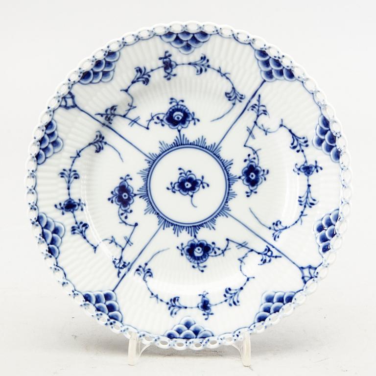 A Royal Copenhagen Musselmalet 74 pcs porcelain service alter part of the 20th century.