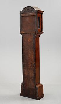 GOLVUR, med två lod samt pendel, England, 1800-talets första hälft.