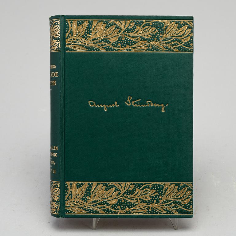AUGUST STRINDBERGS SAMLADE VERK, 55 vol, Albert Bonniers förlag, Stockholm 1912-1919.