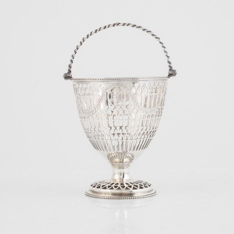 Benjamin Davis, konfektkorg, silver, London, England  1817.